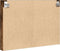 vidaXL - Vitrinekast - 80x8,5x58 - cm - bewerkt - hout - gerookt - eikenkleurig