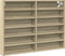 vidaXL - Vitrinekast - 80x8,5x58 - cm - bewerkt - hout - sonoma - eikenkleurig