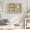 vidaXL - Vitrinekast - 80x8,5x58 - cm - bewerkt - hout - sonoma - eikenkleurig