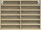 vidaXL - Vitrinekast - 80x8,5x58 - cm - bewerkt - hout - sonoma - eikenkleurig