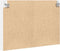 vidaXL - Vitrinekast - 80x8,5x58 - cm - bewerkt - hout - wit