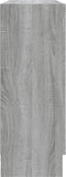 vidaXL - Vitrinekast - 82,5x30,5x80 - cm - bewerkt - hout - grijs - sonoma - eiken