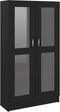 vidaXL - Vitrinekast - 82,5x30,5x80 - cm - bewerkt - hout - wit