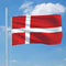 vidaXL - Vlag - Denemarken - 90x150 - cm