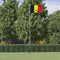 vidaXL - Vlag - met - vlaggenmast - België - 6,23 - m - aluminium