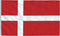 vidaXL - Vlag - met - vlaggenmast - Denemarken - 5,55 - m - aluminium