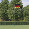 vidaXL - Vlag - met - vlaggenmast - Duitsland - 5,55 - m - aluminium
