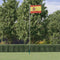 vidaXL - Vlag - met - vlaggenmast - Spanje - 6,23 - m - aluminium