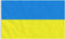 vidaXL - Vlag - Oekraïne - met - messing - oogjes - 90x150 - cm