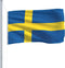 vidaXL - Vlag - Zweden - 90x150 - cm