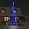 vidaXL - Vlaggenmast - kerstboom - 1134 - LED's - blauw - 800 - cm