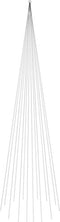 vidaXL - Vlaggenmast - kerstboom - 1134 - LED's - koudwit - 800 - cm