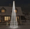 vidaXL - Vlaggenmast - kerstboom - 1134 - LED's - koudwit - 800 - cm
