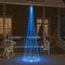 vidaXL - Vlaggenmast - kerstboom - 310 - LED's - blauw - 300 - cm