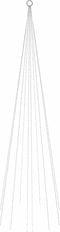 vidaXL - Vlaggenmast - kerstboom - 310 - LED's - warmwit - 300 - cm