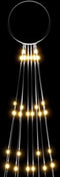 vidaXL - Vlaggenmast - kerstboom - 310 - LED's - warmwit - 300 - cm