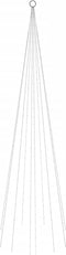 vidaXL - Vlaggenmast - kerstboom - 310 - LED's - warmwit - 300 - cm