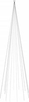 vidaXL - Vlaggenmast - kerstboom - 732 - LED's - meerkleurig - 500 - cm
