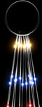 vidaXL - Vlaggenmast - kerstboom - 732 - LED's - meerkleurig - 500 - cm
