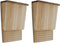 vidaXL - Vleermuizenkasten - 2 - st - 22x12x34 - cm