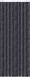 vidaXL - Vliegengordijn - 100x200 - cm - chenille - antracietkleurig