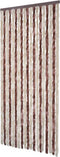vidaXL - Vliegengordijn - 100x200 - cm - chenille - beige - en - lichtbruin