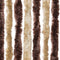 vidaXL - Vliegengordijn - 100x200 - cm - chenille - beige - en - lichtbruin