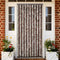 vidaXL - Vliegengordijn - 100x200 - cm - chenille - beige - en - lichtbruin