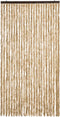 vidaXL - Vliegengordijn - 100x200 - cm - chenille - beige