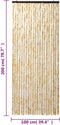 vidaXL - Vliegengordijn - 100x200 - cm - chenille - beige