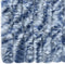 vidaXL - Vliegengordijn - 100x200 - cm - chenille - blauw - en - wit