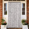 vidaXL - Vliegengordijn - 100x200 - cm - chenille - bruin - en - beige