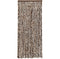 vidaXL - Vliegengordijn - 100x200 - cm - chenille - bruin - en - wit