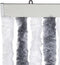 vidaXL - Vliegengordijn - 100x200 - cm - chenille - grijs - en - wit