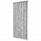vidaXL - Vliegengordijn - 100x200 - cm - chenille - grijs - en - wit