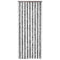 vidaXL - Vliegengordijn - 100x200 - cm - chenille - grijs - en - wit