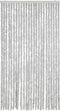 vidaXL - Vliegengordijn - 100x200 - cm - chenille - grijs