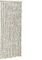 vidaXL - Vliegengordijn - 100x200 - cm - chenille - lichtgrijs - en - donkergrijs