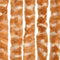 vidaXL - Vliegengordijn - 100x200 - cm - chenille - okerkleurig - en - wit