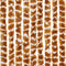 vidaXL - Vliegengordijn - 100x200 - cm - chenille - okerkleurig - en - wit