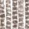 vidaXL - Vliegengordijn - 100x200 - cm - chenille - taupe - en - wit