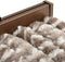 vidaXL - Vliegengordijn - 100x200 - cm - chenille - taupe - en - wit