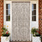 vidaXL - Vliegengordijn - 100x200 - cm - chenille - taupe - en - wit