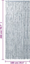 vidaXL - Vliegengordijn - 100x200 - cm - chenille - wit - en - grijs