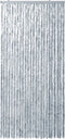 vidaXL - Vliegengordijn - 100x200 - cm - chenille - wit - en - grijs