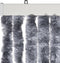 vidaXL - Vliegengordijn - 100x200 - cm - chenille - zilver
