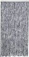 vidaXL - Vliegengordijn - 100x200 - cm - chenille - zilver
