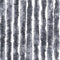vidaXL - Vliegengordijn - 100x200 - cm - chenille - zilver