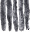 vidaXL - Vliegengordijn - 100x200 - cm - chenille - zilver
