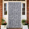 vidaXL - Vliegengordijn - 100x200 - cm - chenille - zilver
